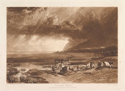 Solway Moss Liber Studiorum, partie XI, planche 52, 1er janvier 1816 - Joseph Mallord William Turner