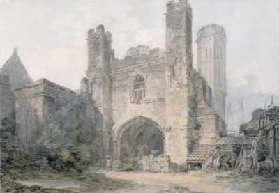Porte Saint-Augustin, Canterbury, vers 1797 - Joseph Mallord William Turner