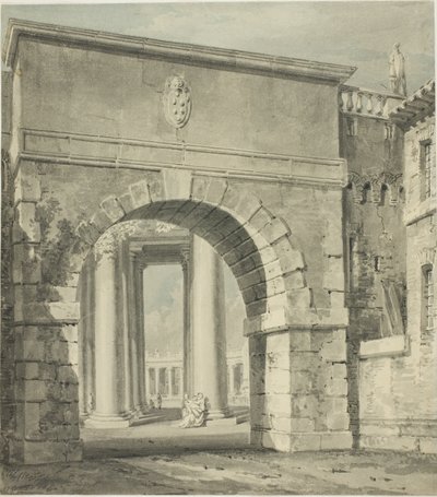 Saint-Pierre vu à travers la Porta Angelica - Joseph Mallord William Turner