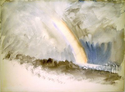 Paysage orageux avec un arc-en-ciel - Joseph Mallord William Turner