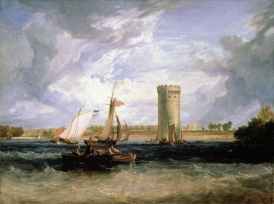 Tabley, le siège de Sir J.F. Leicester Bt. : Jour venteux - Joseph Mallord William Turner