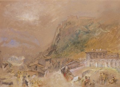 La Bastille à Grenoble, depuis le village de La Tronche, c.1836 - Joseph Mallord William Turner