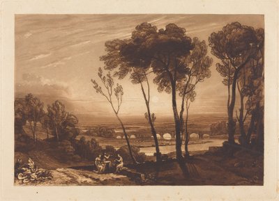 Le pont à mi-distance - Joseph Mallord William Turner