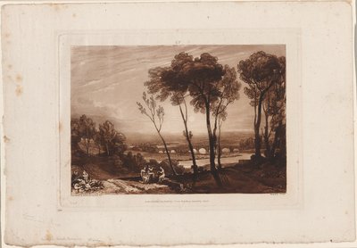 Le Pont au milieu de la distance, planche 13 de Liber Studiorum - Joseph Mallord William Turner
