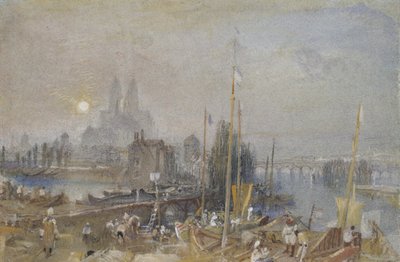 Le canal de la Loire et du Cher, près de Tours - Joseph Mallord William Turner