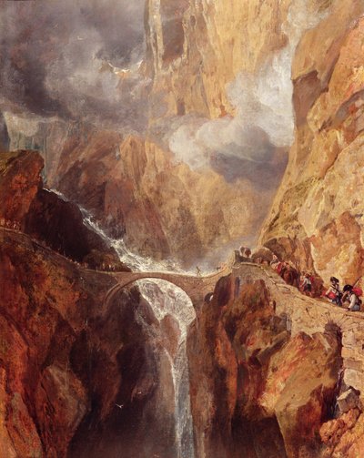 Le Pont du Diable - Joseph Mallord William Turner