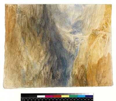 Le Pont du Diable, Saint-Gothard - Joseph Mallord William Turner