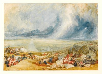Le champ de Waterloo - Joseph Mallord William Turner