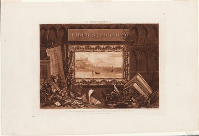 Le Frontispice de Liber Studiorum - Joseph Mallord William Turner