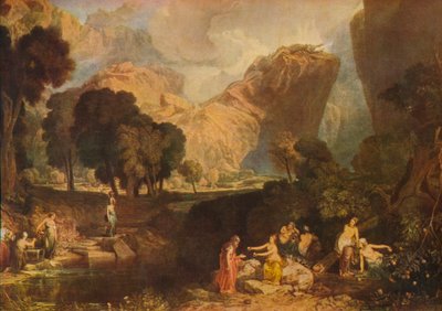 La déesse de la discorde choisissant la pomme de discorde dans le jardin des Hespérides, 1806 - Joseph Mallord William Turner