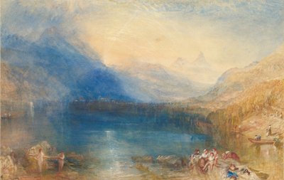 Le lac de Zoug, 1843 - Joseph Mallord William Turner