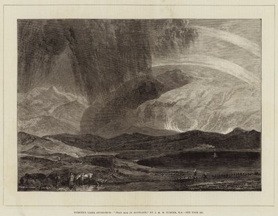 Liber Studiorum de Turner, tourbière en Écosse - Joseph Mallord William Turner