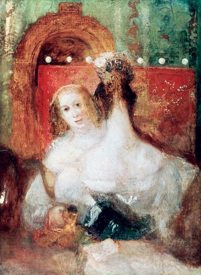 Deux femmes avec une lettre, vers 1830 - Joseph Mallord William Turner