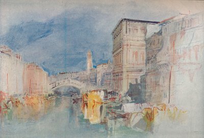 Venise : Casa Grimani et le Rialto - Joseph Mallord William Turner