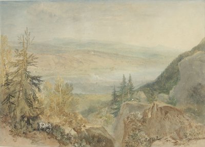 Vue de Farnley Hall dans le Yorkshire - Joseph Mallord William Turner