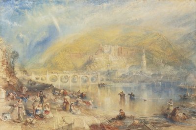 Vue de Heidelberg avec un arc-en-ciel - Joseph Mallord William Turner