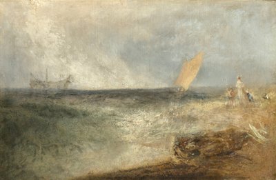Vue au large de Margate, soir - Joseph Mallord William Turner
