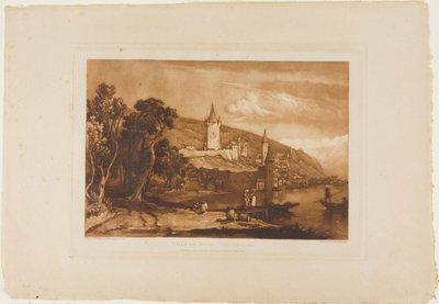 Ville de Thoune, planche 59 de Liber Studiorum - Joseph Mallord William Turner