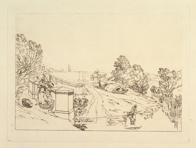 Cueilleurs de cresson, Liber Studiorum, partie XIII, 1819 - Joseph Mallord William Turner
