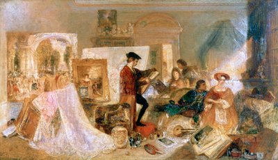 Étude de Watteau selon les Règles de Fresnoy - Joseph Mallord William Turner