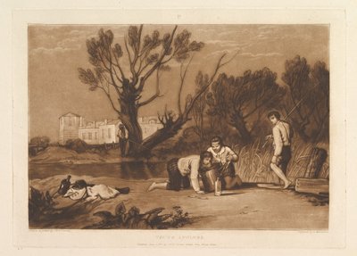 Jeunes pêcheurs, Liber Studiorum, partie VII - Joseph Mallord William Turner