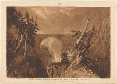 Pont du Petit Diable - Joseph Mallord William Turner and Charles Turner