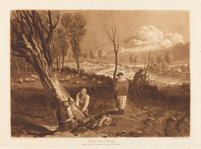 Haies et fossés - Joseph Mallord William Turner and J.C. Easling