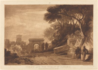 La femme de Samarie - Joseph Mallord William Turner and Samuel William Reynolds I