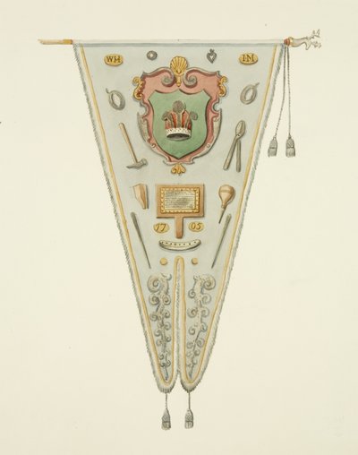 Bannière de la compagnie des tireurs de fil de Bristol - Joseph Manning