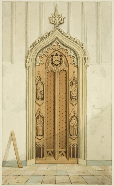Portes fabriquées par Clarke, de chaque côté de l