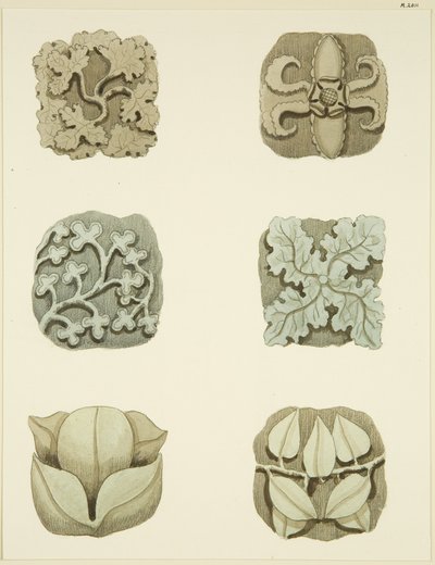 Pierres de voûte (bosses) au plafond de St Mary Redcliffe - Joseph Manning