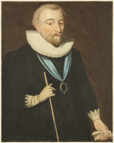 Portrait de Richard Weston, comte de Portland, dans la maison du conseil - Joseph Manning