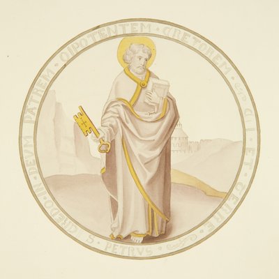 Vitrail dans la chapelle privée du palais de l