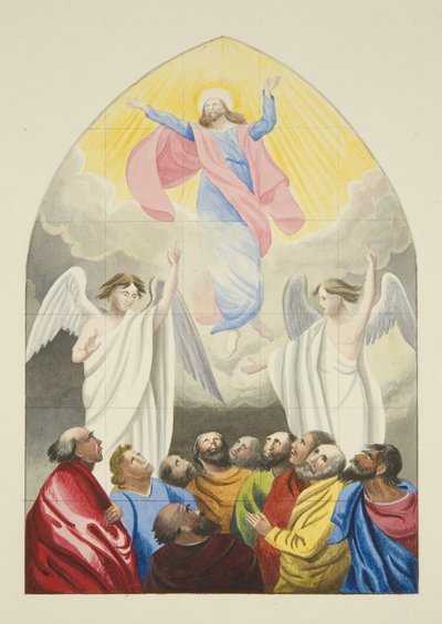 Fenêtre conçue par Edward Bird, R.A., dans l