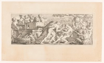 Le pressoir à vin - Joseph Marie Vien (I)