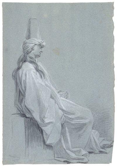 Un jeune homme assis en costume oriental, 1748 - Joseph Marie Vien