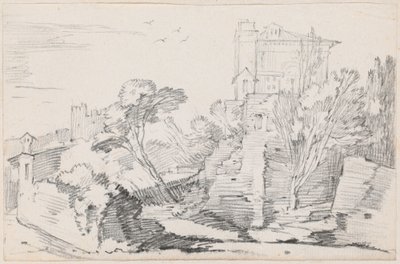 Casino Farnese sur la colline du Palatin, Rome - Joseph Marie Vien