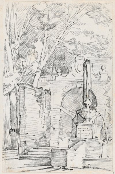 Fontaine de Pomone dans les jardins de la Villa d