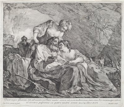 Loth et ses filles - Joseph Marie Vien