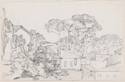 Toits et pins parasols - Joseph Marie Vien