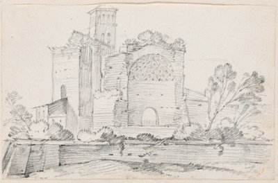 Ruines du temple de Vénus et de Rome dans le Forum - Joseph Marie Vien
