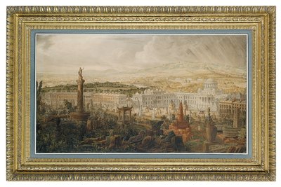 Projet pour le Palais de Waterloo, résidence du Duc de Wellington - Joseph Michael Gandy