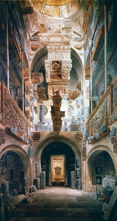 Salle à coupole de la maison Soane - Joseph Michael Gandy