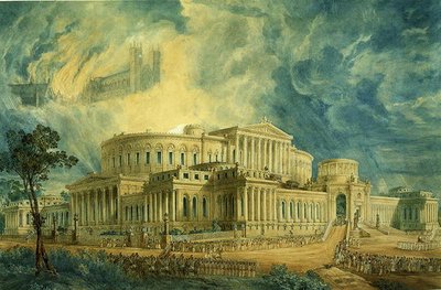 Nouveau Sénat, Londres, Conception non exécutée - Joseph Michael Gandy