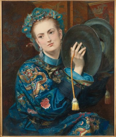 Une femme en costume oriental - Joseph Middleton Jopling
