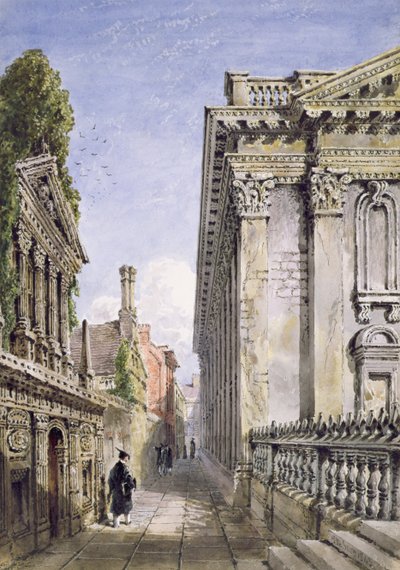 Passage de Senate House, Cambridge, 1843 - Joseph Murray Ince