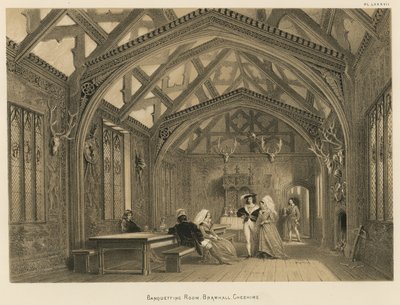 Salle de banquet, Bramhall, Cheshire - Joseph Nash