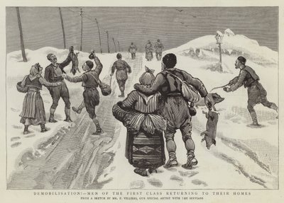 Démobilisation ! Hommes de la première classe retournant chez eux - Joseph Nash
