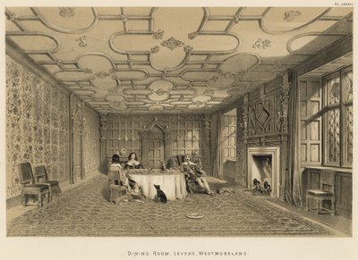 Salle à manger, Levens, Westmoreland - Joseph Nash