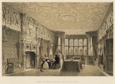 Salon, Crewe Hall, Cheshire - Joseph Nash